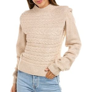 Blank NYC Padded shoulder sweater size large